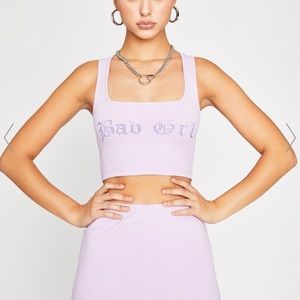 Dolls kill Skirt Set Bad Girl